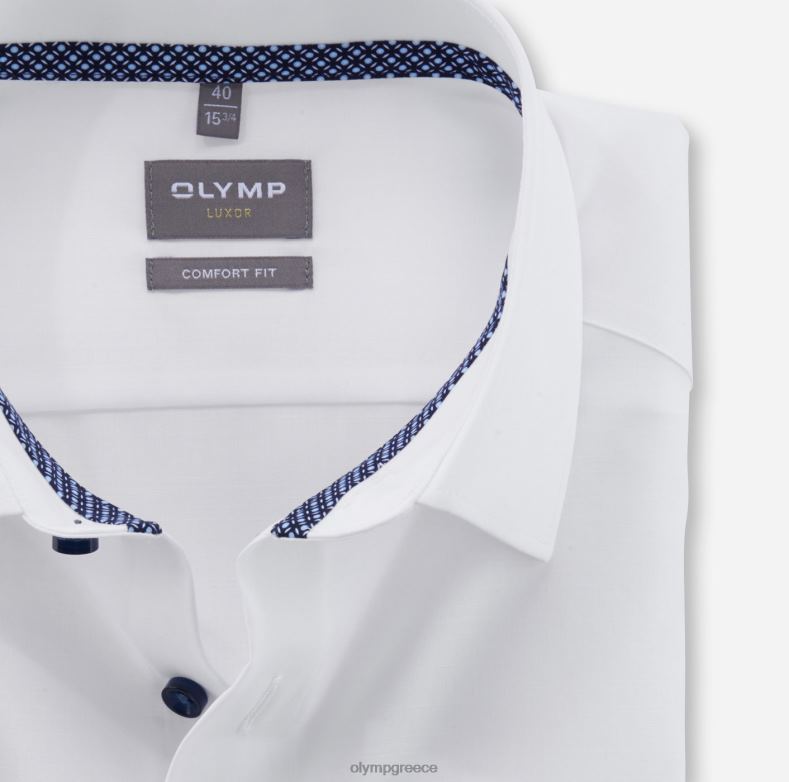 OLYMP luxor comfort fit, επαγγελματικό πουκάμισο, νέο kent, λευκό H240R1635 είδη ένδυσης