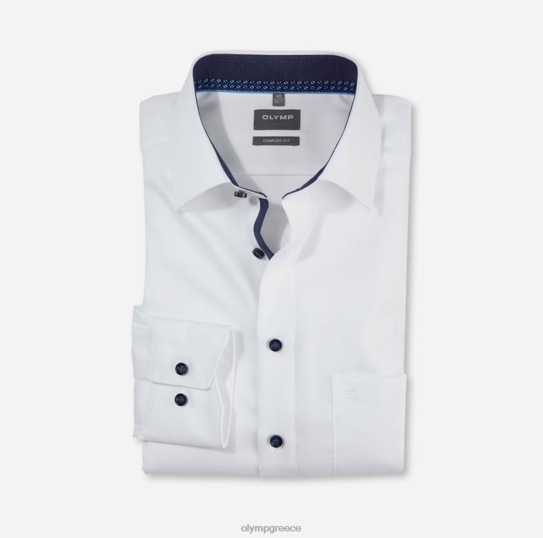 OLYMP luxor comfort fit, επαγγελματικό πουκάμισο, νέο kent, λευκό H240R1636 είδη ένδυσης