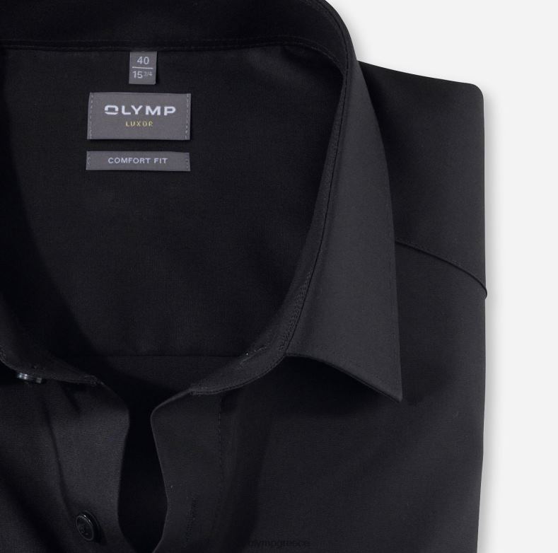 OLYMP luxor comfort fit, επαγγελματικό πουκάμισο, νέο kent, μαύρο H240R1676 είδη ένδυσης