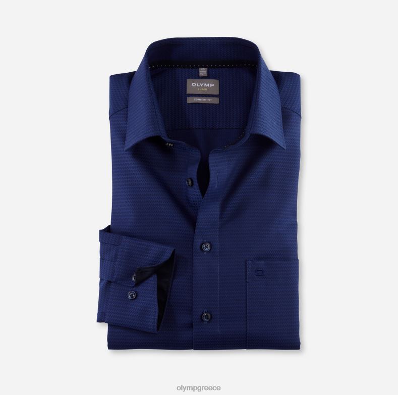 OLYMP luxor comfort fit, επαγγελματικό πουκάμισο, μακρύ μανίκι έξτρα μακρύ, καινούργιο kent, marine H240R1695 είδη ένδυσης