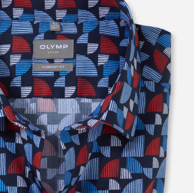 OLYMP luxor comfort fit, επαγγελματικό πουκάμισο, new kent, κόκκινο H240R1528 είδη ένδυσης