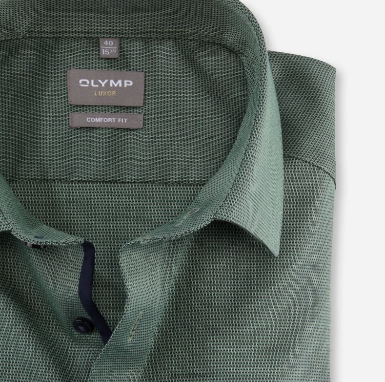 OLYMP luxor comfort fit, επαγγελματικό πουκάμισο, new kent, ανοιχτό πράσινο H240R1554 είδη ένδυσης