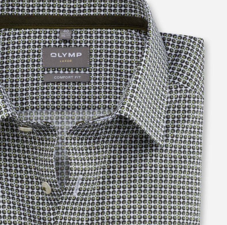 OLYMP luxor comfort fit, επαγγελματικό πουκάμισο, new kent, πράσινο λάιμ H240R1663 είδη ένδυσης