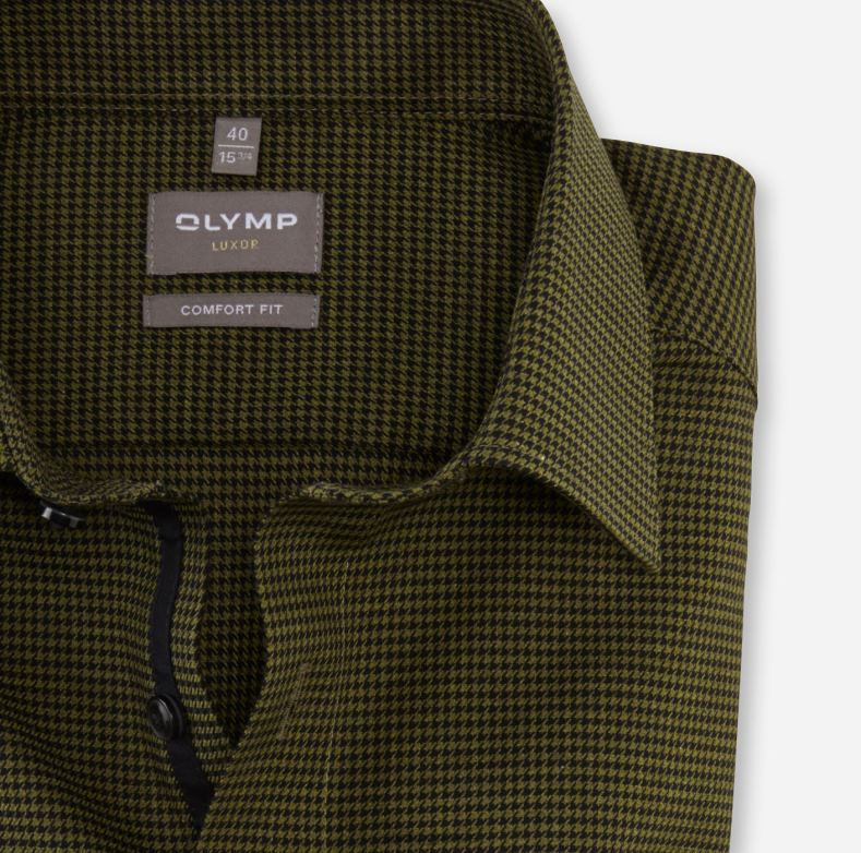 OLYMP luxor comfort fit, επαγγελματικό πουκάμισο, new kent, πράσινο λάιμ H240R1671 είδη ένδυσης