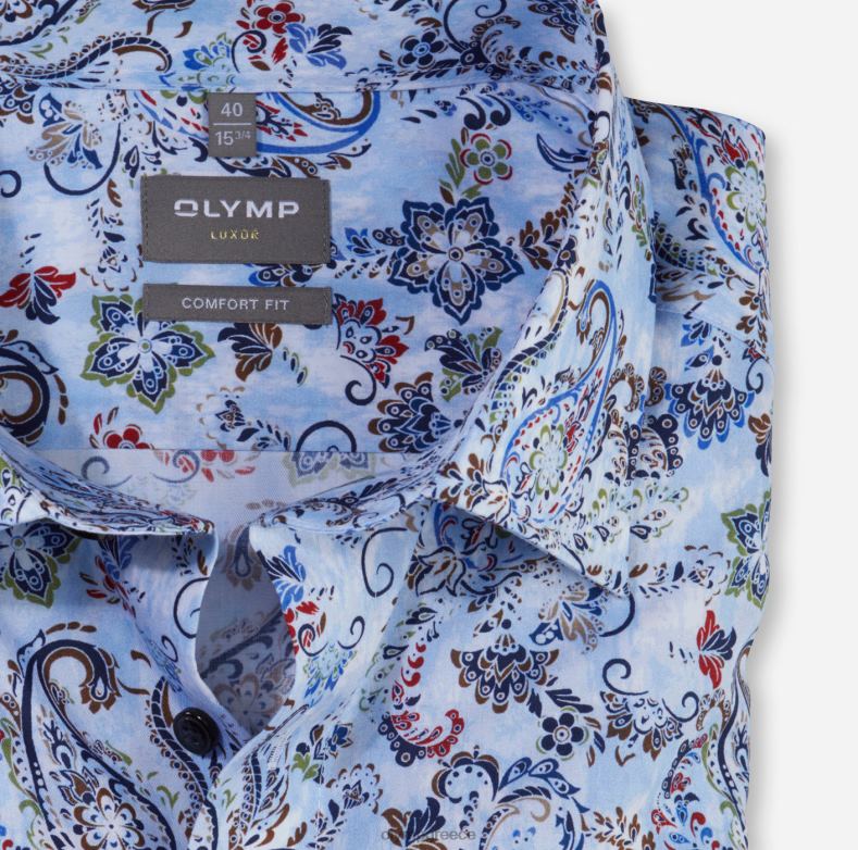 OLYMP luxor comfort fit, επαγγελματικό πουκάμισο, new kent, bleu H240R1605 είδη ένδυσης