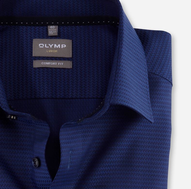 OLYMP luxor comfort fit, επαγγελματικό πουκάμισο, new kent, marine H240R1485 είδη ένδυσης
