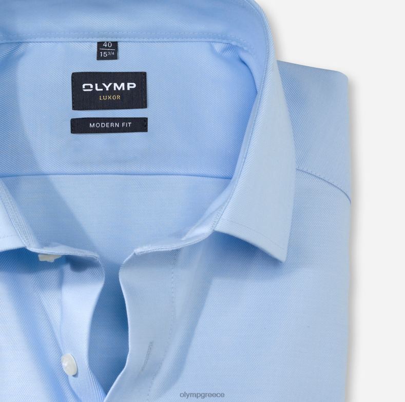 OLYMP luxor μοντέρνα εφαρμογή, επαγγελματικό πουκάμισο, global kent, γαλάζιο H240R1002 είδη ένδυσης