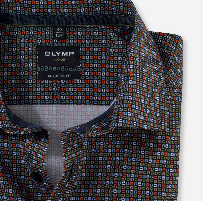 OLYMP luxor μοντέρνα εφαρμογή, επαγγελματικό πουκάμισο, global kent, λάιμ H240R1142 είδη ένδυσης