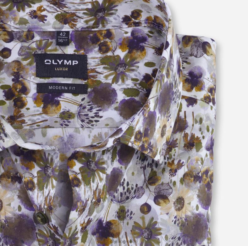 OLYMP luxor μοντέρνα εφαρμογή, επαγγελματικό πουκάμισο, global kent, λάιμ H240R1154 είδη ένδυσης