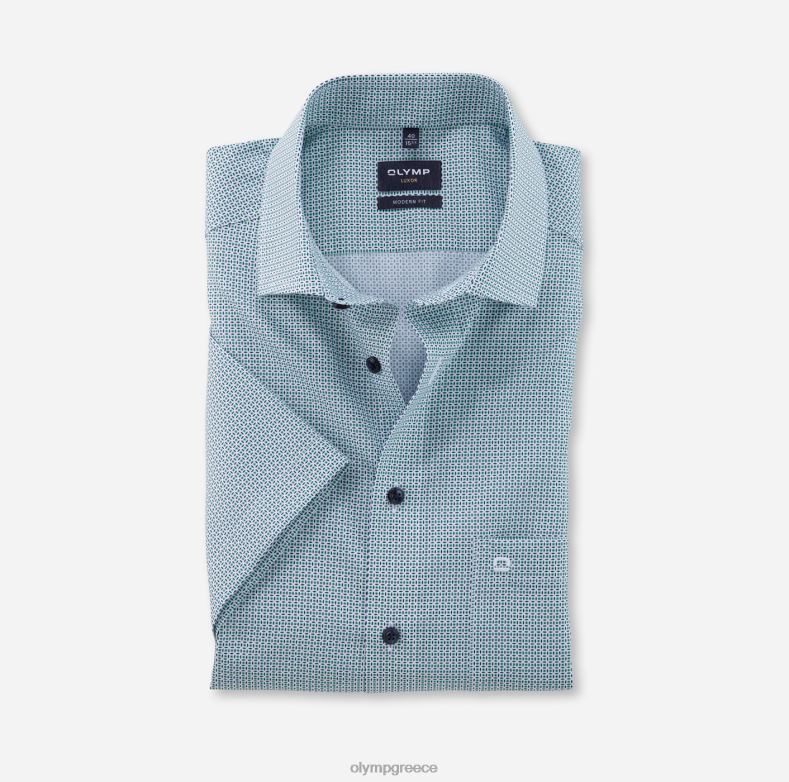OLYMP luxor μοντέρνα εφαρμογή, επαγγελματικό πουκάμισο, global kent, ανοιχτό πράσινο H240R1222 είδη ένδυσης