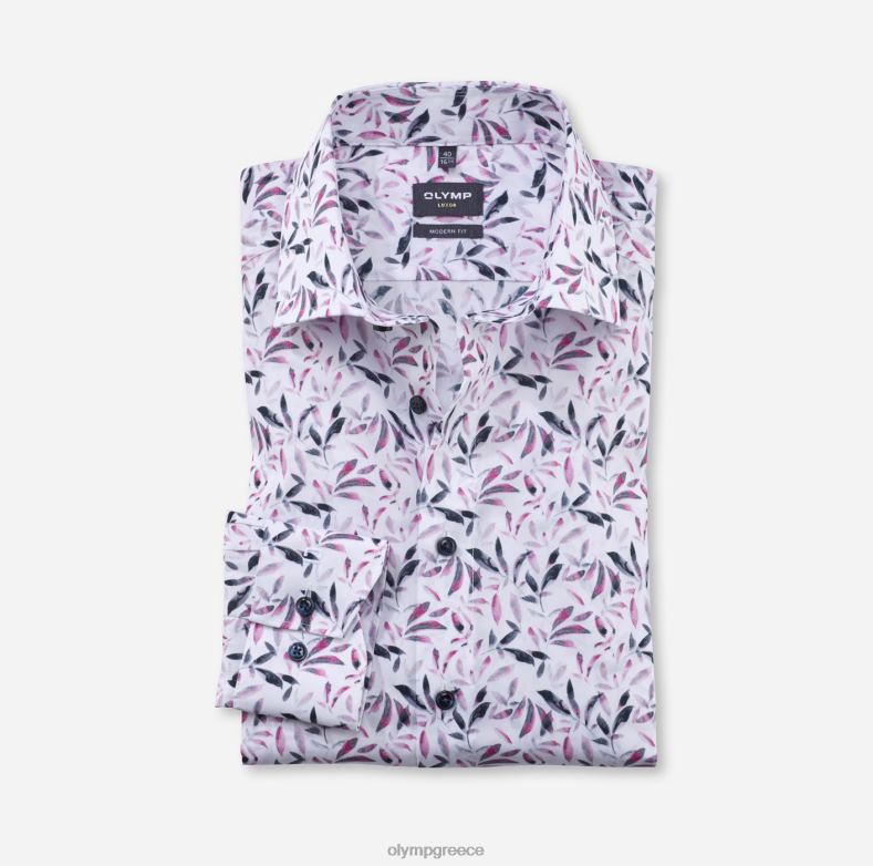 OLYMP luxor μοντέρνα εφαρμογή, επαγγελματικό πουκάμισο, global kent, τριαντάφυλλο H240R1291 είδη ένδυσης
