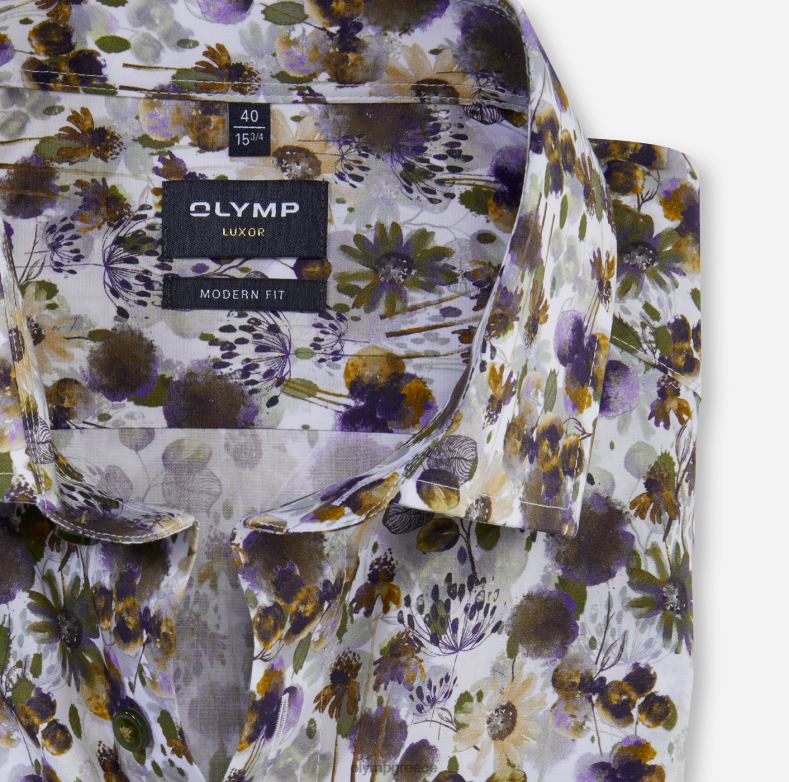 OLYMP luxor μοντέρνα εφαρμογή, επαγγελματικό πουκάμισο, global kent, λάιμ H240R931 είδη ένδυσης