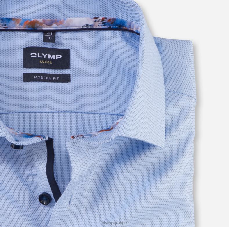 OLYMP luxor μοντέρνα εφαρμογή, επαγγελματικό πουκάμισο, global kent, bleu H240R1227 είδη ένδυσης