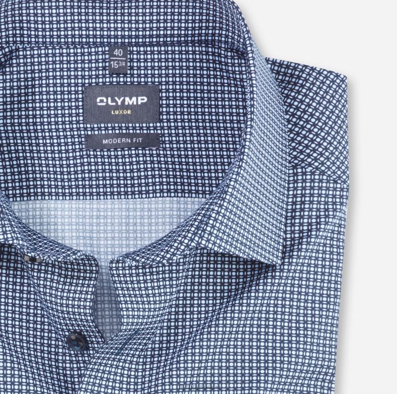 OLYMP luxor μοντέρνα εφαρμογή, επαγγελματικό πουκάμισο, global kent, marine H240R1090 είδη ένδυσης
