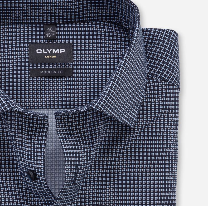 OLYMP luxor μοντέρνα εφαρμογή, επαγγελματικό πουκάμισο, global kent, marine H240R1157 είδη ένδυσης
