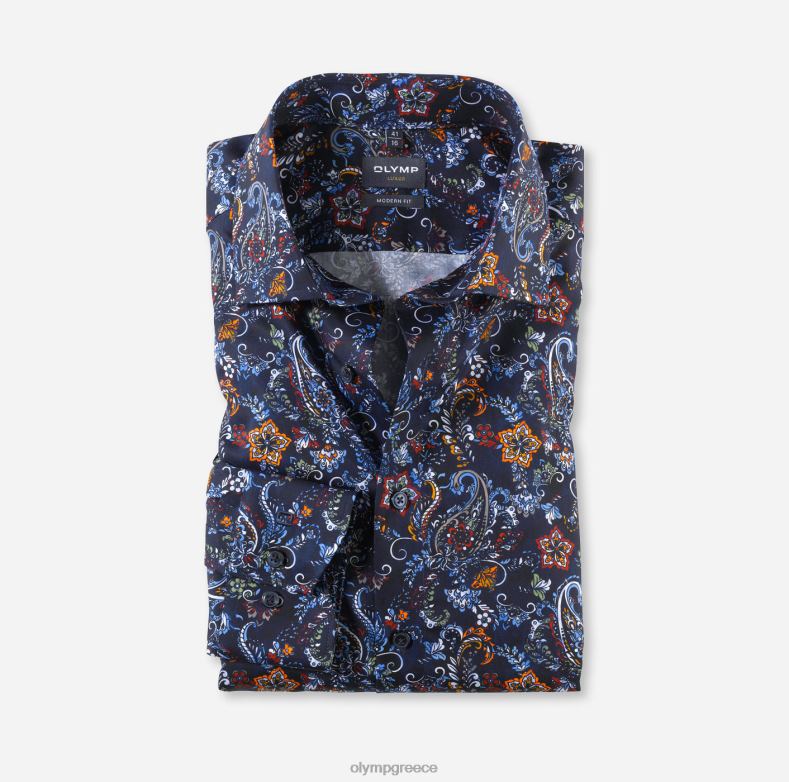 OLYMP luxor μοντέρνα εφαρμογή, επαγγελματικό πουκάμισο, global kent, marine H240R1214 είδη ένδυσης
