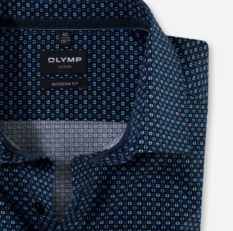 OLYMP luxor μοντέρνα εφαρμογή, επαγγελματικό πουκάμισο, global kent, marine H240R1276 είδη ένδυσης