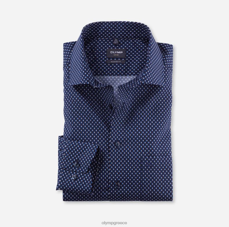 OLYMP luxor μοντέρνα εφαρμογή, επαγγελματικό πουκάμισο, έξτρα κοντό μανίκι, global kent, royal H240R1461 είδη ένδυσης