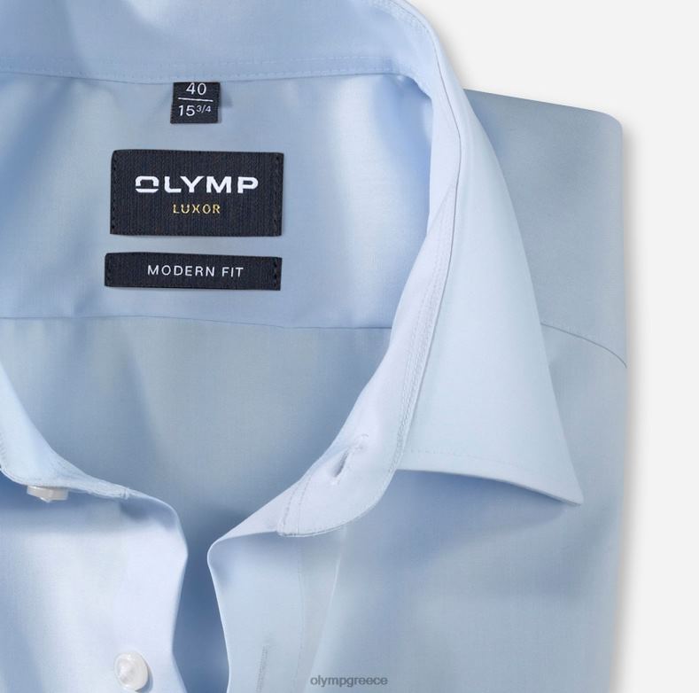 OLYMP luxor μοντέρνα εφαρμογή, επαγγελματικό πουκάμισο, new kent, μπλε H240R1393 είδη ένδυσης