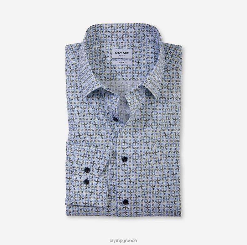 OLYMP tendenz μοντέρνα εφαρμογή, επαγγελματικό πουκάμισο, new kent, πράσινο λάιμ H240R1736 είδη ένδυσης