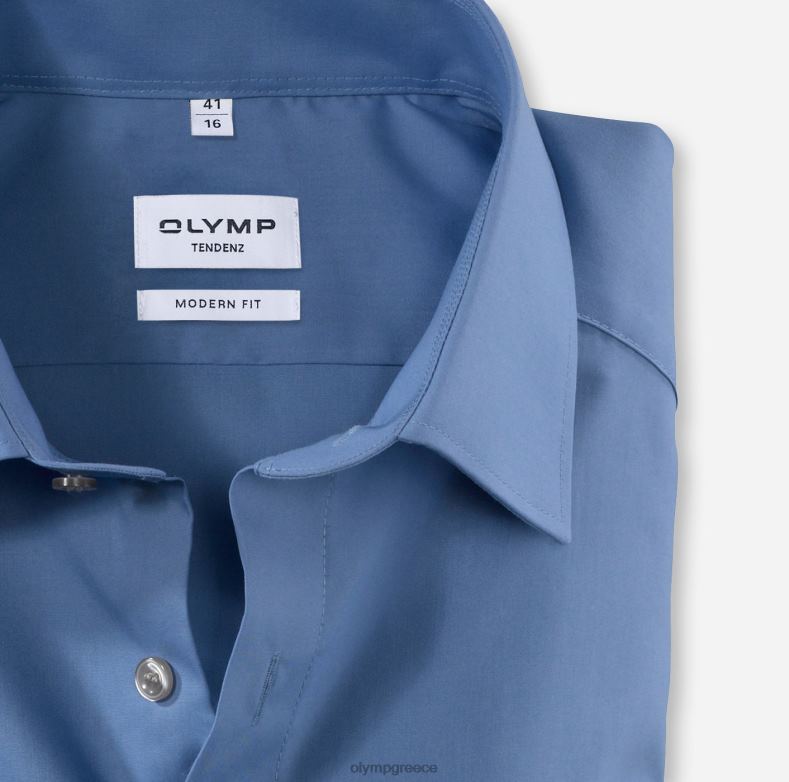 OLYMP tendenz μοντέρνα εφαρμογή, επαγγελματικό πουκάμισο, new kent, μπλε H240R1746 είδη ένδυσης