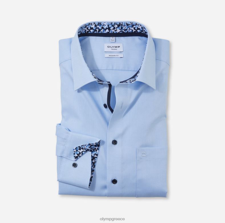 OLYMP tendenz μοντέρνα εφαρμογή, επαγγελματικό πουκάμισο, new kent, bleu H240R1723 είδη ένδυσης