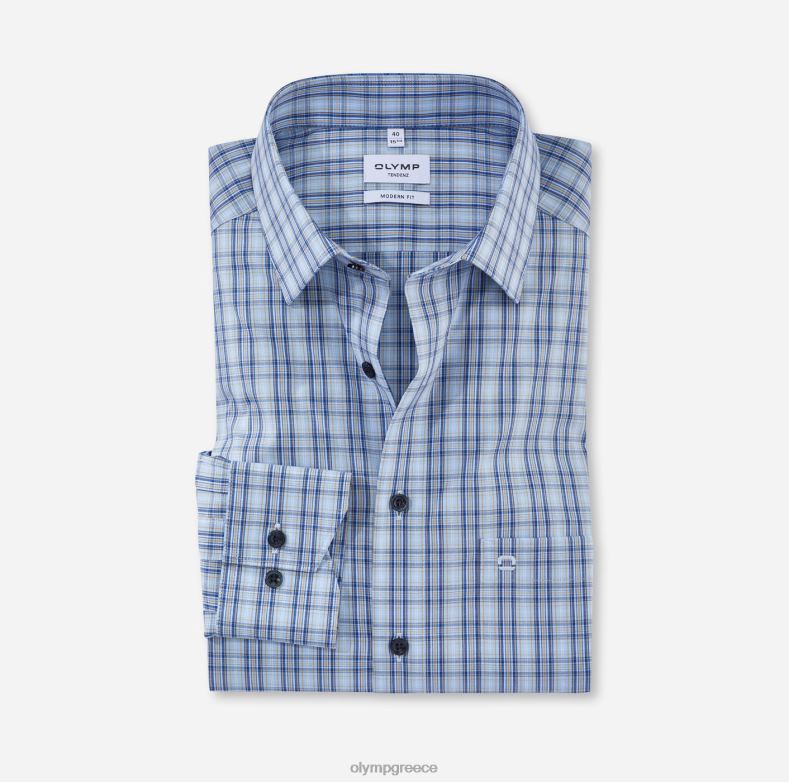 OLYMP tendenz μοντέρνα εφαρμογή, επαγγελματικό πουκάμισο, new kent, bleu H240R1727 είδη ένδυσης