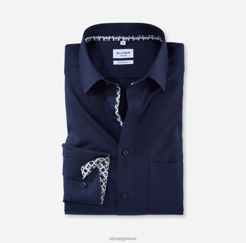 OLYMP tendenz μοντέρνα εφαρμογή, επαγγελματικό πουκάμισο, new kent, nuremberg blue H240R1741 είδη ένδυσης