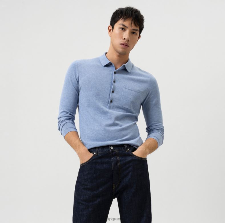 OLYMP Επίπεδο πέντε πλεκτά εφαρμογή σώματος, γιακάς πόλο, ουρανός H240R1747 είδη ένδυσης