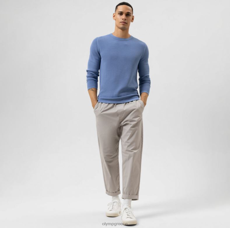 OLYMP Επίπεδο πέντε πλεκτά εφαρμογή σώματος, πουλόβερ λαιμόκοψη, ουρανός H240R1851 είδη ένδυσης