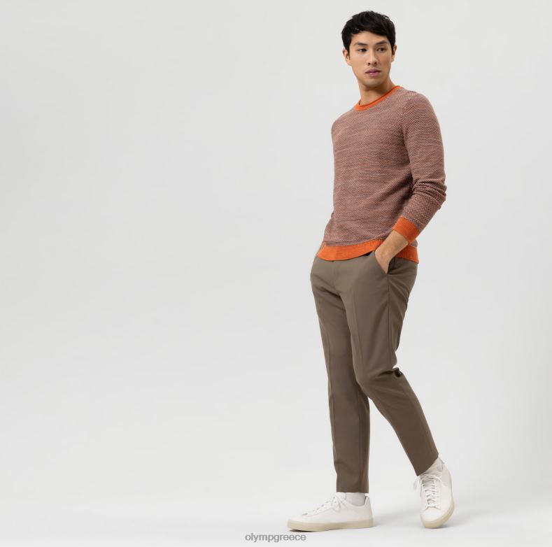 OLYMP πλεκτό μοντέρνα εφαρμογή, πουλόβερ λαιμόκοψη, μανταρίνι H240R1868 είδη ένδυσης