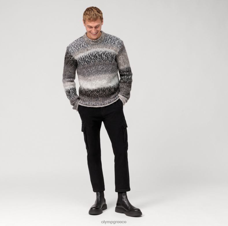 OLYMP casual πλεκτό πουλόβερ, πέτρα H240R1762 είδη ένδυσης