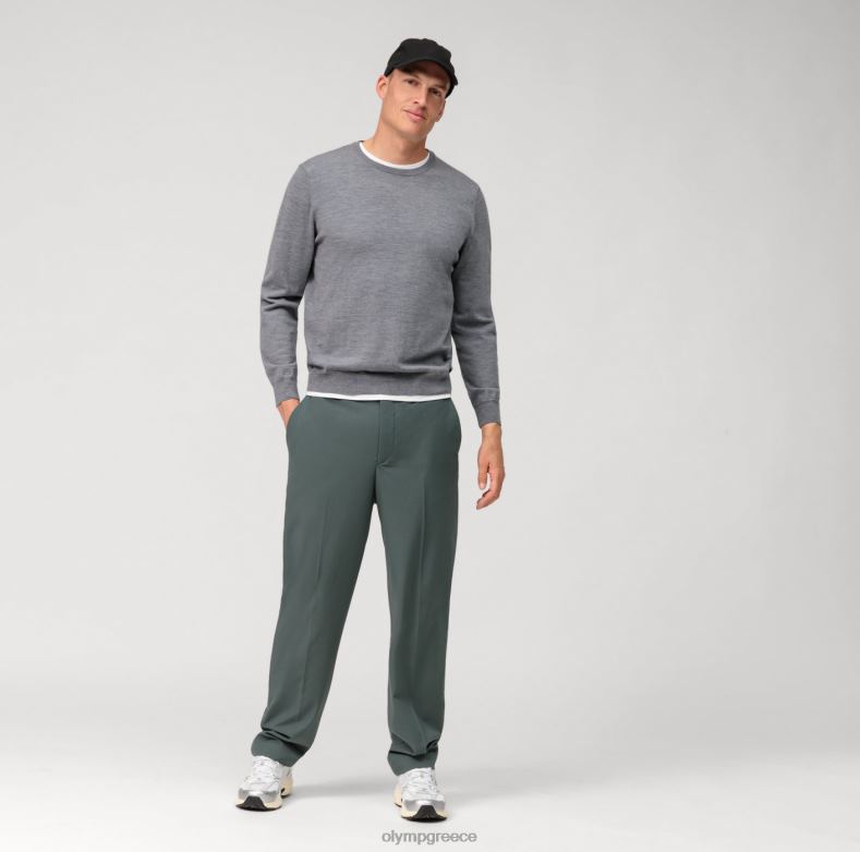 OLYMP casual πλεκτό πουλόβερ, ασημί γκρι H240R1808 είδη ένδυσης