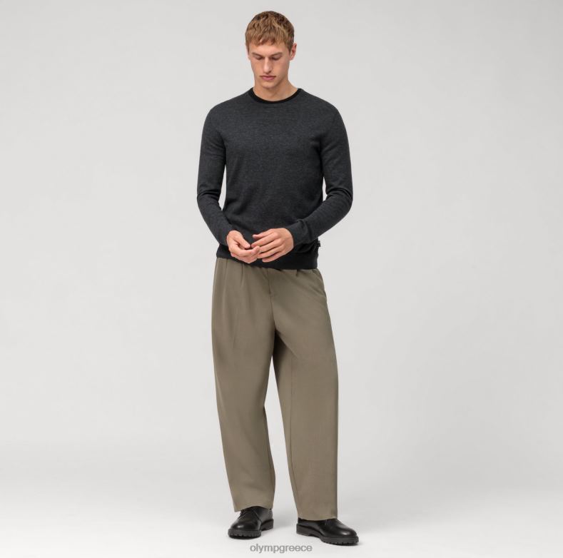 OLYMP casual πλεκτό πουλόβερ, ανθρακί H240R1812 είδη ένδυσης