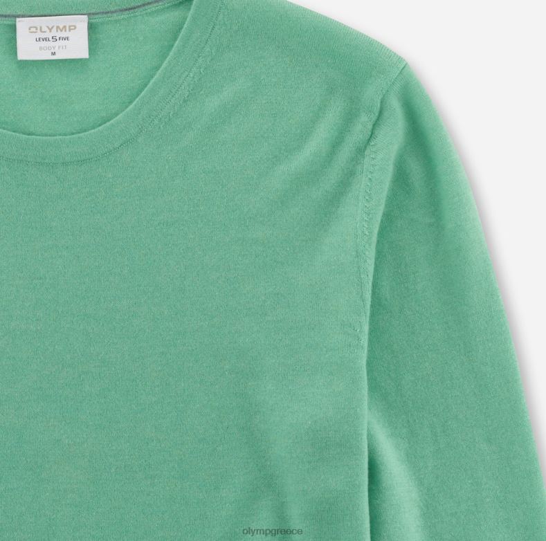 OLYMP casual πλεκτό πουλόβερ, μέντα H240R1828 είδη ένδυσης