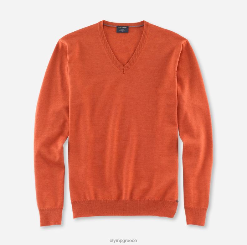 OLYMP casual πλεκτό πουλόβερ, σκουριά H240R1859 είδη ένδυσης