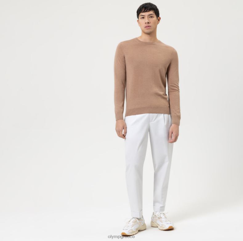 OLYMP casual πλεκτό πουλόβερ, καμήλα H240R1861 είδη ένδυσης