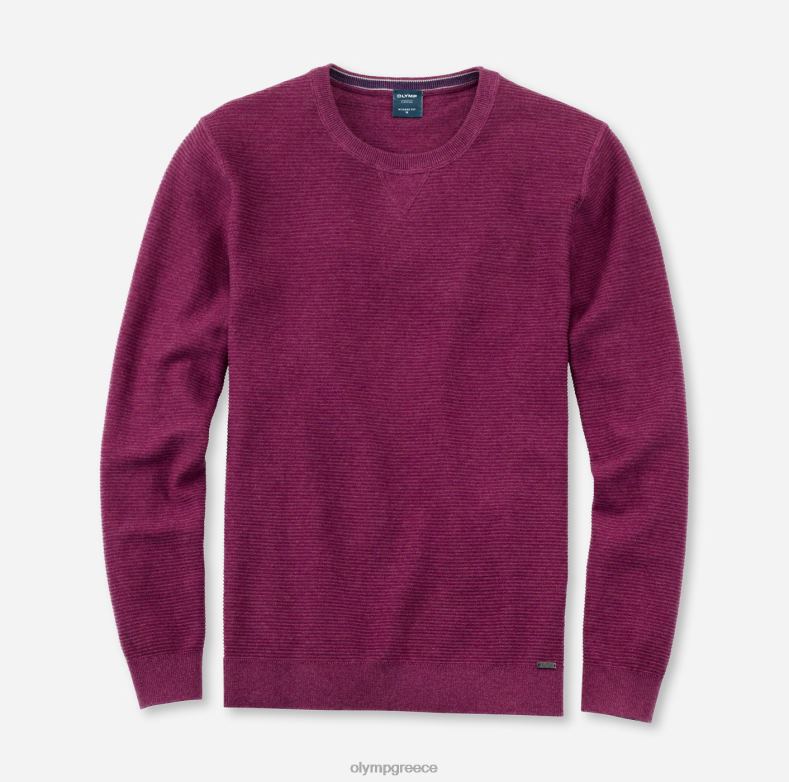 OLYMP casual πλεκτό πουλόβερ, βιολετί H240R1871 είδη ένδυσης