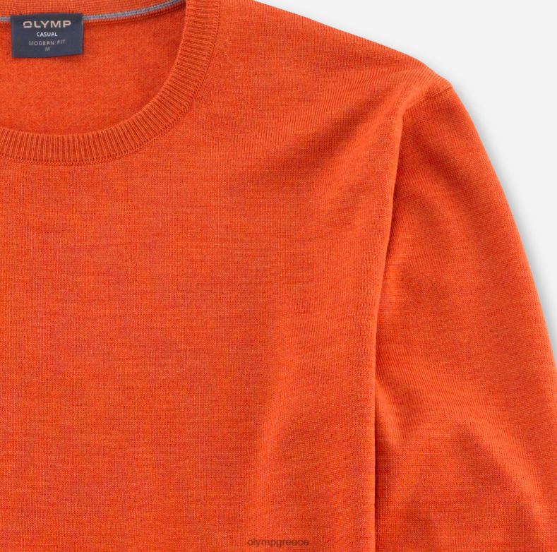 OLYMP casual πλεκτό πουλόβερ, σκουριά H240R1874 είδη ένδυσης