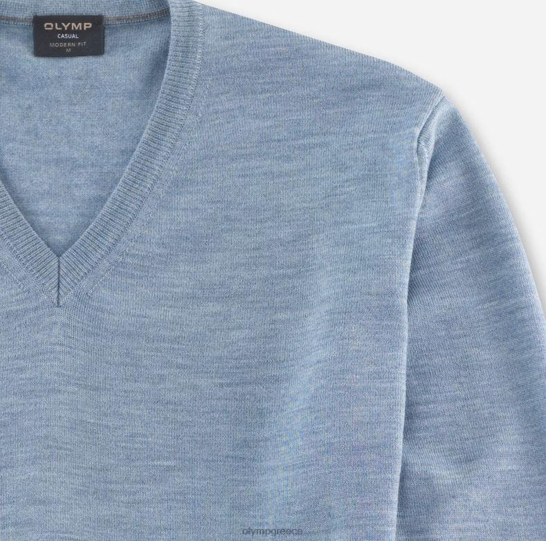 OLYMP casual πλεκτό πουλόβερ, bleu H240R1824 είδη ένδυσης