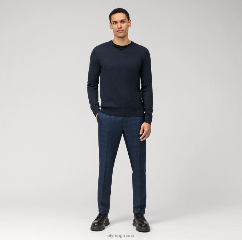 OLYMP casual πλεκτό πουλόβερ, marine H240R1794 είδη ένδυσης