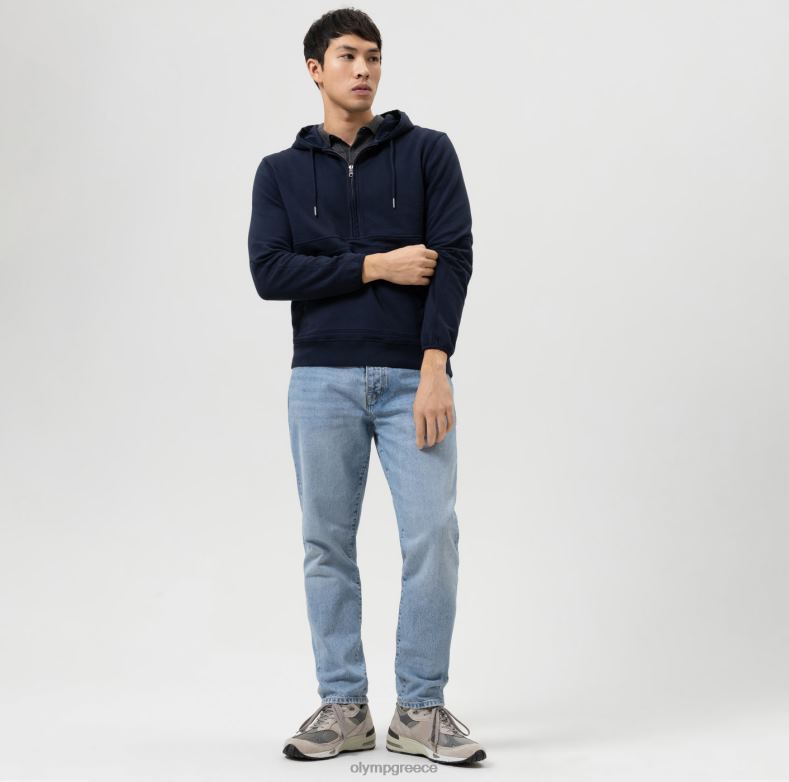 OLYMP sweat μοντέρνα εφαρμογή, φούτερ, marine H240R1921 είδη ένδυσης
