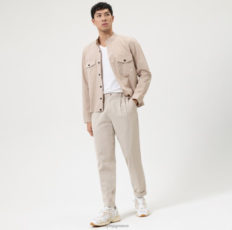 OLYMP Επίπεδο πέντε casual εφαρμογή σώματος, μπλουζάκι, εκρού H240R1988 είδη ένδυσης