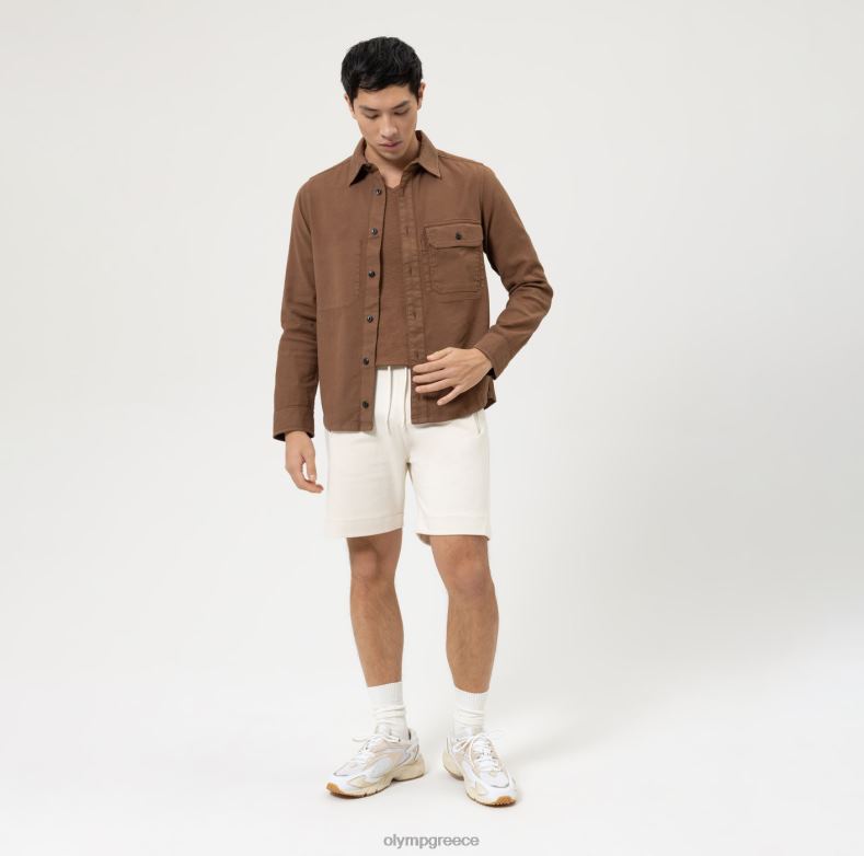 OLYMP Επίπεδο πέντε casual body fit, t-shirt, καφέ H240R1996 είδη ένδυσης