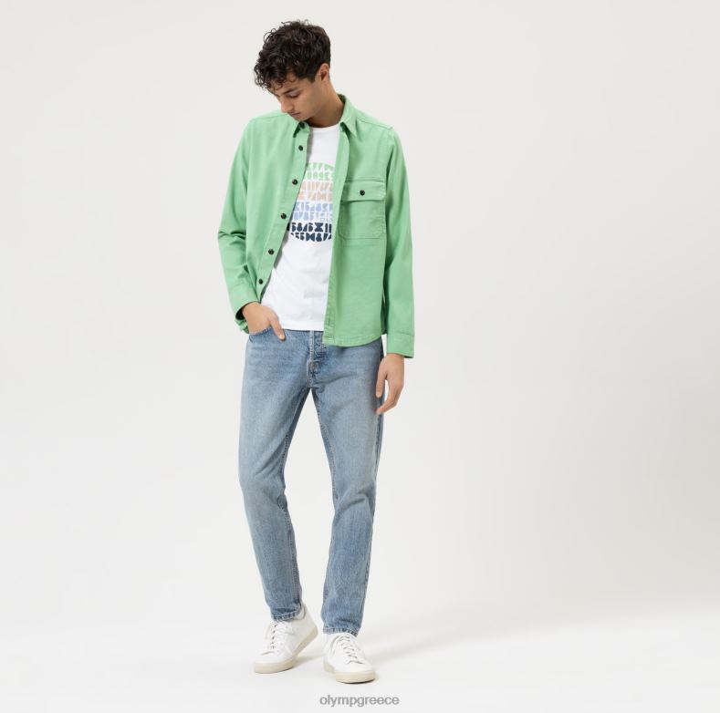 OLYMP Επίπεδο πέντε casual body fit, t-shirt, λευκό H240R2051 είδη ένδυσης