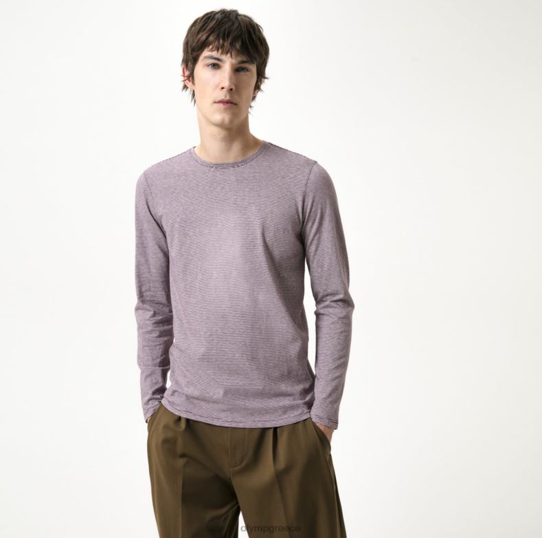 OLYMP Επίπεδο πέντε casual fit body, t-shirt, δαμάσκηνο H240R2060 είδη ένδυσης