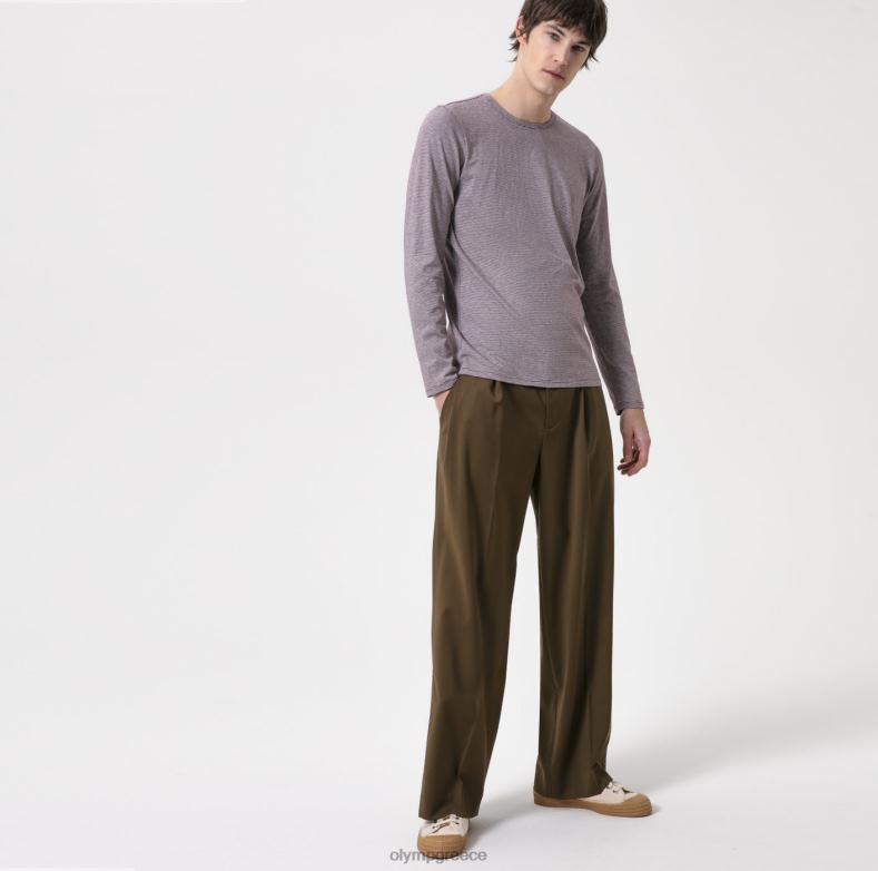 OLYMP Επίπεδο πέντε casual fit body, t-shirt, δαμάσκηνο H240R2060 είδη ένδυσης