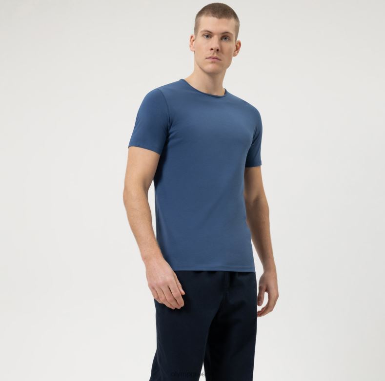 OLYMP Επίπεδο πέμπτο casual fit body, t-shirt, indigo H240R2029 είδη ένδυσης