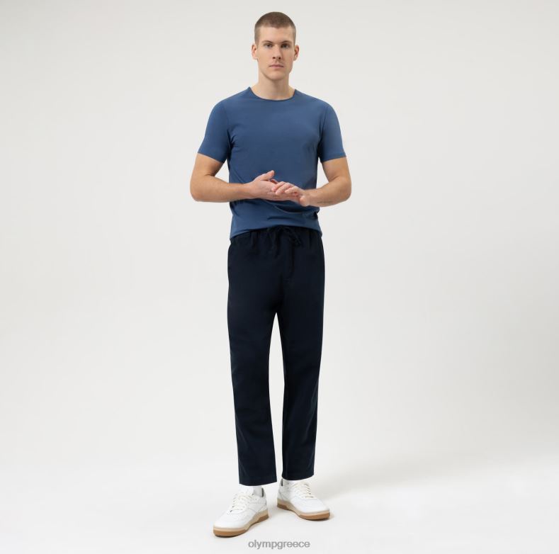 OLYMP Επίπεδο πέμπτο casual fit body, t-shirt, indigo H240R2029 είδη ένδυσης