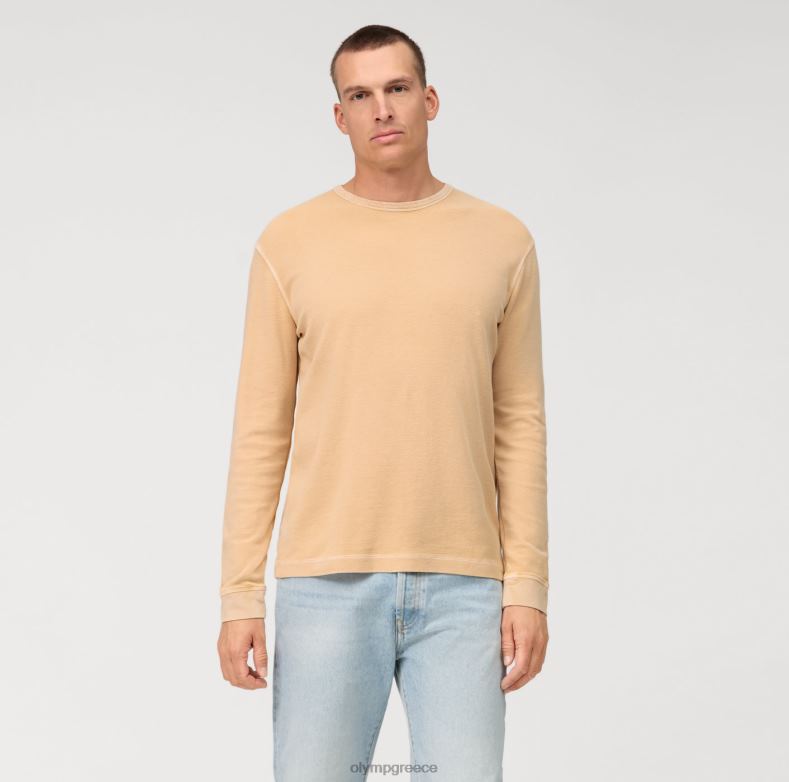 OLYMP casual jersey μακρυμάνικο μπλουζάκι, φυσικό H240R2048 είδη ένδυσης